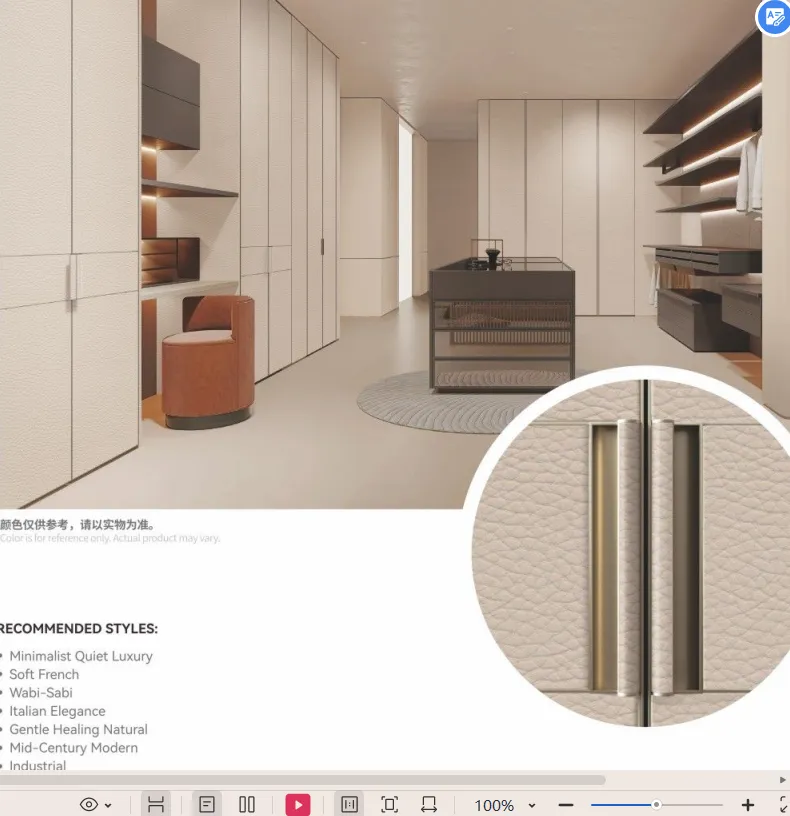 PVC leather texture decorative films